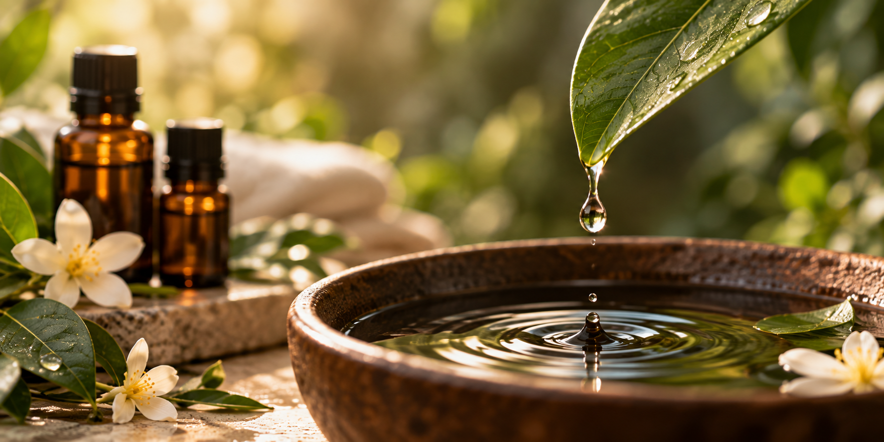 Aromatherapy facial relaxation experience